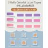 imageD30 Label Tape  Color D35 Labels for Q30  Q31  Q32  Q30S  D35 Label Maker Tape  PurplePale PinkPink047x118quot Q30S Labels Compatible with Phomemo D30 Label Maker Tape  3Rolls 160 PCSRoll