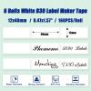 imageD30 Thermal selfAdhesive Label 38quot X 1 12quot 12mm X 40mm 160 LabelsRoll Compatible with Phomemo D30 Label Printer Suitable for Home Office School Black on White 3 Roll