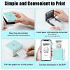 imageHD Clear Thermal Sticker Paper Adhesive Transparent Paper for M02M02SM02Pro M03 M03AS M04 M04AS Sticker Printer Memoking M02 Paper Compatible with Phomemo Printer Paper 50mm x 35mRoll 3RollsTransparent
