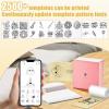 imageHD Clear Thermal Sticker Paper Adhesive Transparent Paper for M02M02SM02Pro M03 M03AS M04 M04AS Sticker Printer Memoking M02 Paper Compatible with Phomemo Printer Paper 50mm x 35mRoll 3RollsGold