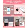 imageLabel Makers  Pink Label Maker Machine with Tape  Mini Thermal Label Printer for Labeling  Q30S Portable Bluetooth Label Maker for PhoneampampPad  Cute Label Maker  Labeler Machine with Tape for Home