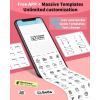 imageLabel Makers  Pink Label Maker Machine with Tape  Mini Thermal Label Printer for Labeling  Q30S Portable Bluetooth Label Maker for PhoneampampPad  Cute Label Maker  Labeler Machine with Tape for Home