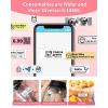 imageLabel Makers  Pink Label Maker Machine with Tape  Mini Thermal Label Printer for Labeling  Q30S Portable Bluetooth Label Maker for PhoneampampPad  Cute Label Maker  Labeler Machine with Tape for Home