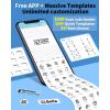 imageLabel Makers  Portable Bluetooth Label Maker Machine with Tape 1 Roll  Upgraded Q30S Mini Label Maker Bluetooth Compatible with PhoneampampPad  Portable Label Maker No Ink  Small Label Maker for Jars