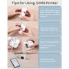 imageLabel Makers  Portable Bluetooth Label Maker Machine with Tape 1 Roll  Upgraded Q30S Mini Label Maker Bluetooth Compatible with PhoneampampPad  Portable Label Maker No Ink  Small Label Maker for Jars