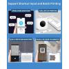imageLabel Makers  Portable Bluetooth Label Maker Machine with Tape 1 Roll  Upgraded Q30S Mini Label Maker Bluetooth Compatible with PhoneampampPad  Portable Label Maker No Ink  Small Label Maker for Jars