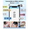 imageLabel Makers  Portable Bluetooth Label Maker Machine with Tape 1 Roll  Upgraded Q30S Mini Label Maker Bluetooth Compatible with PhoneampampPad  Portable Label Maker No Ink  Small Label Maker for Jars