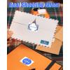 imageM110 Label Blue Pattern M200 Labels 40x30mm for M120 M220 M200 M110S M221 Printer Labels  Blue on White Paper  Memoking M200 Label Compatible with Phomemo M110 Label Tape  1 Roll230PCS157x118quot