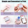 imageMemoking HD M02 Thermal Printer Stickers Compatible with Phomemo M02 M02Pro M02S M03 M03AS M04S PinkBlueLavender Purple 50mm x 35m 3 Rolls