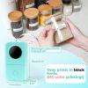 imageMemoking Label Maker D30 Label Maker Machine Set Label x 5 Included Bluetooth Mini Thermal Label Makers Portable Small Label Printer EasytoUse Sticker Machine for iOS ampamp Android WhiteGreen