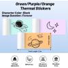 imageMemoking M02 Mini Sticker Printer Gift Set with GreenPurpleOrange Sticker Papers Mini Thermal Printer Inkless Pocket Printer for PhoneampampPad Sticker Printer Machine for Kids Green