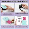 imageMemoking Mini Printer Sticker Paper Thermal Labels Compatible with Phomemo M02 M02PRO M02S M03 M03AS M04AS M04S Printer Rose RedPurpleOrange 50mm x 35mRoll 3 Rolls