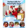 imageMemoking Mini Sticker Printer Wireless  Portable Thermal Printer Bluetooth Photo Printer M02 Inkless Sticker Printer for Phone Mini Sticker Maker Machine Study Printer for MemosStickerPhotosWhite