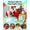 imageMemoking Mini Sticker Printer Wireless  Portable Thermal Printer Bluetooth Photo Printer M02 Inkless Sticker Printer for Phone Mini Sticker Maker Machine Study Printer for MemosStickerPhotosGreen
