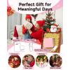 imageMemoking Mini Sticker Printer Wireless  Portable Thermal Printer Bluetooth Photo Printer M02 Inkless Sticker Printer for Phone Mini Sticker Maker Machine Study Printer for MemosStickerPhotosPink