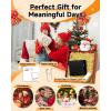 imageMemoking Mini Sticker Printer Wireless  Portable Thermal Printer Bluetooth Photo Printer M02 Inkless Sticker Printer for Phone Mini Sticker Maker Machine Study Printer for MemosStickerPhotosBlack
