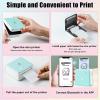 imageMemoking Nonadhesive Colorful Thermal Paper M02 Printer Paper for M02 M02 Pro M02S M03 M03AS M04S M04AS Mini Printer 53mmx65mRoll YellowBluePink 3 Rolls Compatible with Phomemo Printer Paper