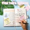 imageMemoking Nonadhesive Colorful Thermal Paper M02 Printer Paper for M02 M02 Pro M02S M03 M03AS M04S M04AS Mini Printer 53mmx65mRoll YellowBluePink 3 Rolls Compatible with Phomemo Printer Paper
