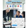 imageMemoking Portable Printers Wireless for Travel M833 Inkless Bluetooth Thermal Printer Supports 85quot X 11quot US Letter ampamp A4 Size Thermal Paper Compatible with iOS Android Laptop Tablet Smartphone
