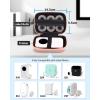 imageMemoking T02 Hard Storage Case  Compatible with Phomemo D30 SUPVAN E10 NIIMBOT D11 JADENS D110 and More with Zipper Mesh Pocket Waterproof Shockproof Case Pink Only CasePink
