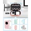 imageMemoking T02 Hard Storage Case  Compatible with Phomemo D30 SUPVAN E10 NIIMBOT D11 JADENS D110 and More with Zipper Mesh Pocket Waterproof Shockproof Case Pink Only CasePink