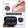imageMemoking T02 Hard Storage Case  Compatible with Phomemo D30 SUPVAN E10 NIIMBOT D11 JADENS D110 and More with Zipper Mesh Pocket Waterproof Shockproof Case Pink Only CasePink