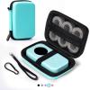 imageMemoking T02 Hard Storage Case  Compatible with Phomemo D30 SUPVAN E10 NIIMBOT D11 JADENS D110 and More with Zipper Mesh Pocket Waterproof Shockproof Case Pink Only CaseGreen