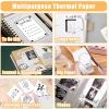 imageMemoking White NonAdhesive Thermal Paper M02 Paper for M02 M02 Pro M02S M03 M03AS M04S Mini Printer 53mmx65mRoll Black on White 3 Rolls Compatible with Phomemo Printer Paper