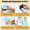 imageMemoking White NonAdhesive Thermal Paper M02 Paper for M02 M02 Pro M02S M03 M03AS M04S Mini Printer 53mmx65mRoll Black on White 3 Rolls Compatible with Phomemo Printer Paper