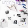 imageMemoking White Thermal Sticker Paper Mo2 Printer Paper for Printer M02 M02 Pro M02S M03 M03AS M04 Keep for 20 Years 50mmx35mRoll Black on White 3 Rolls Compatible with Phomemo Printer Paper