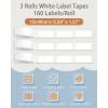 imageWhite Q30S Labe Tape  D35 Labels for Q30  Q30S  Q31  Q32  D35 Label Maker Tape  12quot1 12quot  15x40mm  Memoking Q30S Labels Compatible with Phomemo D35 Label Tape Q303 Rolls 160 LabelsRoll