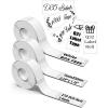 imageD35 Label Tape  White Q30S Labels Tape for Q30  Q31  Q32  Q30S  D35 Label Maker Tape  15x30mm  Memoking Q30S Label Tape Compatible with Phomemo D35 Labels  3 Rolls210 LabelsRoll  059x118quot