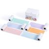 imageHD Color Thermal Sticker Paper 6 Rolls Adhesive Paper for M02 M02S M02Pro M03AS M04AS Mini Printer 50mmx35mRoll Memoking M02 Paper Compatible with Phomemo Printer Paper M02