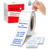 imageM110 Label Blue Pattern M200 Labels 40x30mm for M120 M220 M200 M110S M221 Printer Labels  Blue on White Paper  Memoking M200 Label Compatible with Phomemo M110 Label Tape  1 Roll230PCS157x118quot