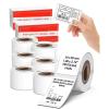 imageM110 Labels White M220 Label 50x80MM 196quotx314quot M220 M110 Label PrinterSquare Thermal Labels Compatible with Phomemo M110 M220 M221 M150 M250 M260 Label Maker 100 LabelsRoll6 Rolls