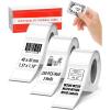 imageM110 Thermal Labels White M110 M220 Labels  157x11840x30mm Original Print Master Labels Compatible with Phomemo M110 M220 M200 M150 M250 M260 Printer Labels 3 Rolls 690 Labels