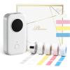 imageMemoking Label Maker D30 Label Maker Machine Set Label x 5 Included Bluetooth Mini Thermal Label Makers Portable Small Label Printer EasytoUse Sticker Machine for iOS ampamp Android WhiteWhite