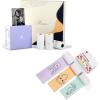 imageMemoking M02 Mini Sticker Printer Gift Set with GreenPurpleOrange Sticker Papers Mini Thermal Printer Inkless Pocket Printer for PhoneampampPad Sticker Printer Machine for Kids Purple