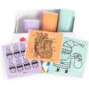 imageMemoking T02M02XM02L PurpleGreenOrange Thermal Paper20Year Sticky 50mmx35m for Journal Photo Texts Study Notes and More 3 Rolls