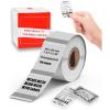 imageOriginal M110 M220 Clear Thermal Labels157quotx236quot 40x60MM M110 M220 Transparent Labels M110 Clear Labels Compatible with Phomemo M110 M220 M221 M150 M250 M260 Label Maker  130PCS per Roll40MMx60MM157 x 236