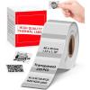imageOriginal M110 M220 Clear Thermal Labels157quotx236quot 40x60MM M110 M220 Transparent Labels M110 Clear Labels Compatible with Phomemo M110 M220 M221 M150 M250 M260 Label Maker  130PCS per Roll40MMx30MM157 x 118