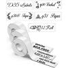 imageWhite Q30S Labe Tape  D35 Labels for Q30  Q30S  Q31  Q32  D35 Label Maker Tape  12quot1 12quot  15x40mm  Memoking Q30S Labels Compatible with Phomemo D35 Label Tape Q303 Rolls 160 LabelsRoll