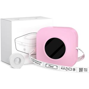 imageLabel Makers  Pink Label Maker Machine with Tape  Mini Thermal Label Printer for Labeling  Q30S Portable Bluetooth Label Maker for PhoneampampPad  Cute Label Maker  Labeler Machine with Tape for Home