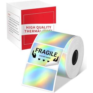 imageM110 Thermal Labels 50x30MM196x 118  M220 Thermal Sticker Label Paper Compatible with Phomemo M110 M220 M150 M250 M260 Label Maker Machine MultiPurpose SelfAdhesive Tag 230 LabelsRollsilver
