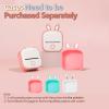 imageMemoking Mini Printer  Sticker Printer T02 Thermal Sticker Maker Machine Mini Portable Pocket Machine Inkless Label Maker for Anatomy Flashcard Journal Note Receipt Kids BlackPink