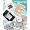 imageMemoking Mini Printer  Sticker Printer T02 Thermal Sticker Maker Machine Mini Portable Pocket Machine Inkless Label Maker for Anatomy Flashcard Journal Note Receipt Kids BlackGreen