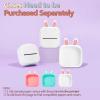 imageMemoking Mini Printer  Sticker Printer T02 Thermal Sticker Maker Machine Mini Portable Pocket Machine Inkless Label Maker for Anatomy Flashcard Journal Note Receipt Kids BlackWhite