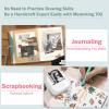 imageMemoking Mini Printer  Sticker Printer T02 Thermal Sticker Maker Machine Mini Portable Pocket Machine Inkless Label Maker for Anatomy Flashcard Journal Note Receipt Kids BlackWhite