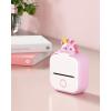 imageMemoking T02 Protective Case  Unicorn Shape Soft Silicone Cute Design Printer Cover Compatible with T02 Mini Sticker Thermal Portable Pocket Printer Pink