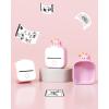 imageMemoking T02 Protective Case  Unicorn Shape Soft Silicone Cute Design Printer Cover Compatible with T02 Mini Sticker Thermal Portable Pocket Printer Pink